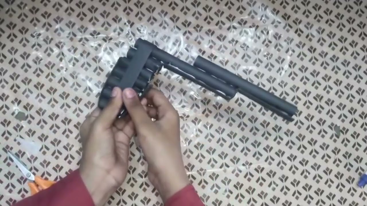 Hand made paper gun 🔫@ekakshcraft18 