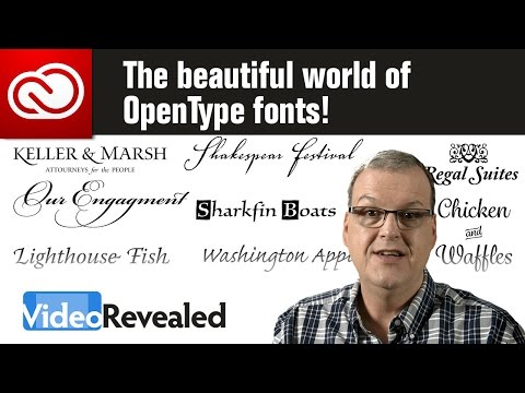 The beautiful world of OpenType fonts!