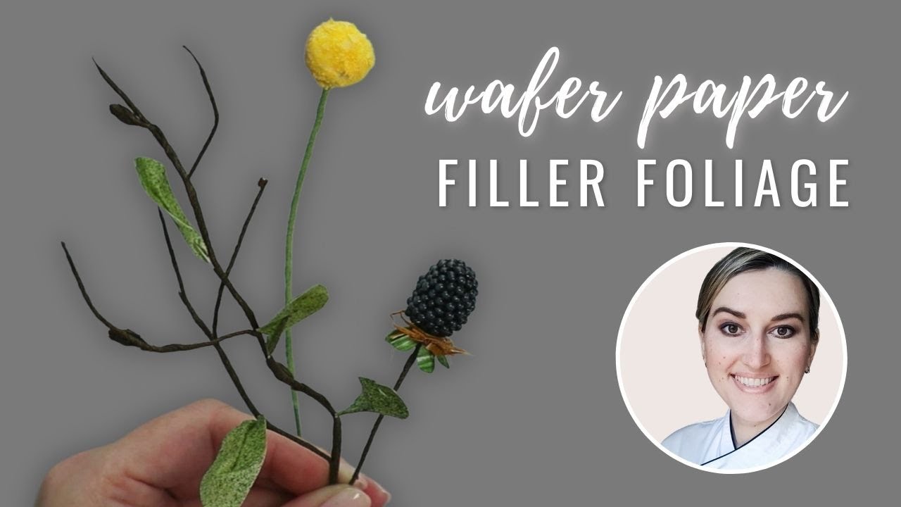 Easy Wafer Paper Peony Tutorial 