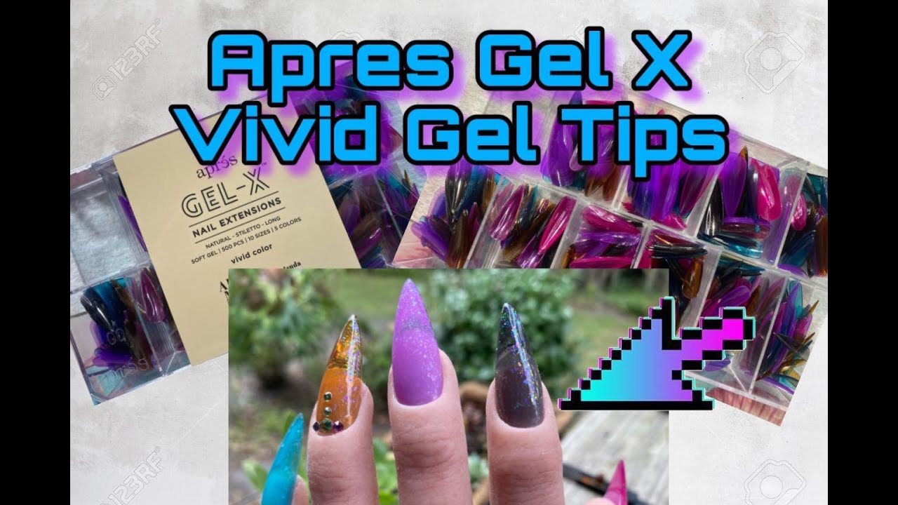 Applying Apres Gel X New Vivid Gel Tips Full Indepth Video Everything You Need To Know Youtube