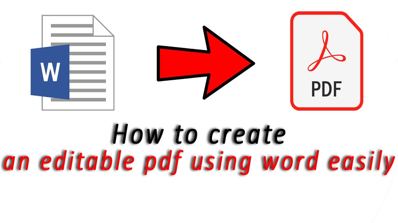 how-to-create-an-editable-pdf-document-using-microsoft-word-easily-youtube