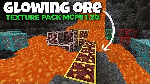 Official glowing ore texture pack mcpe 1.20 [ no clickbait ] ☺