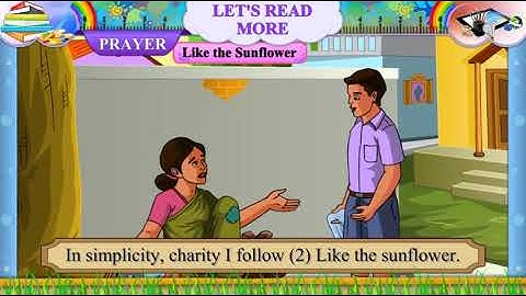 LIKE THE SUNFLOWER   STD 7 ENG SEM 2