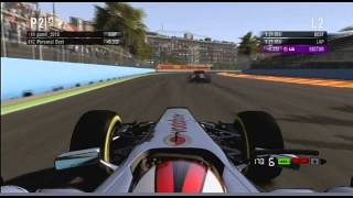 PS3 F1 2011 Valencia Time Trial 1:29.856 - Setup in the Video