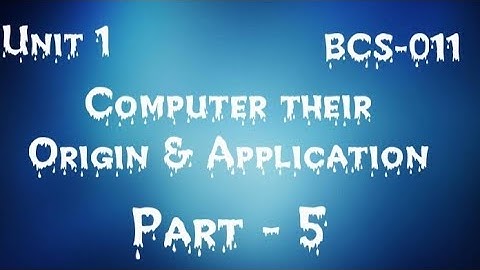 Limitations of Computer || BCS-011 || IGNOU BCA 1 Semester || Unit 1 || Part 5