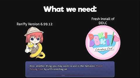 Doki Doki Tutorial! (Part 1)
