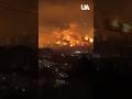 This is how a ROSNEFT oil refinery BURNS – SPECTACULAR SIGHT! #shorts