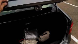 Открытие крышки багажника наполовину Lada Vesta. Открытие крышки багажника наполовину Lada Vesta.