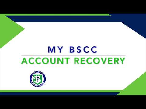 MyBSCC Account Recovery