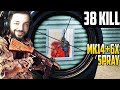 ÇİFT MK14 OYNADIM +6X SPRAY 38 KİLLS EFSANE MAÇ DUO SQUAD PUBG MOBİLE