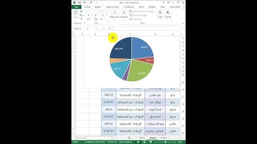 من أرقام مملة إلى عرض احترافي! #ExcelTips #PieChart #ExcelTutorial #DataVisualization #تعليم_إكسل