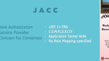 JDK IO 2017 - Rudy De Busscher - Java EE 8 / Java EE Security API