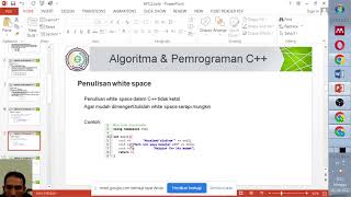 ALGORITMA DAN PEMROGRAMAN C++ (Part. 2)