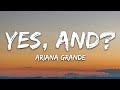 Ariana grande  yes and lyrics