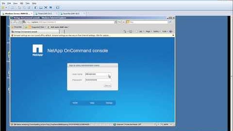 NetApp OnCommand Management Console Install