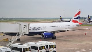 British Airways Airbus A320-232 Manchester to London Heathrow | Full Flight