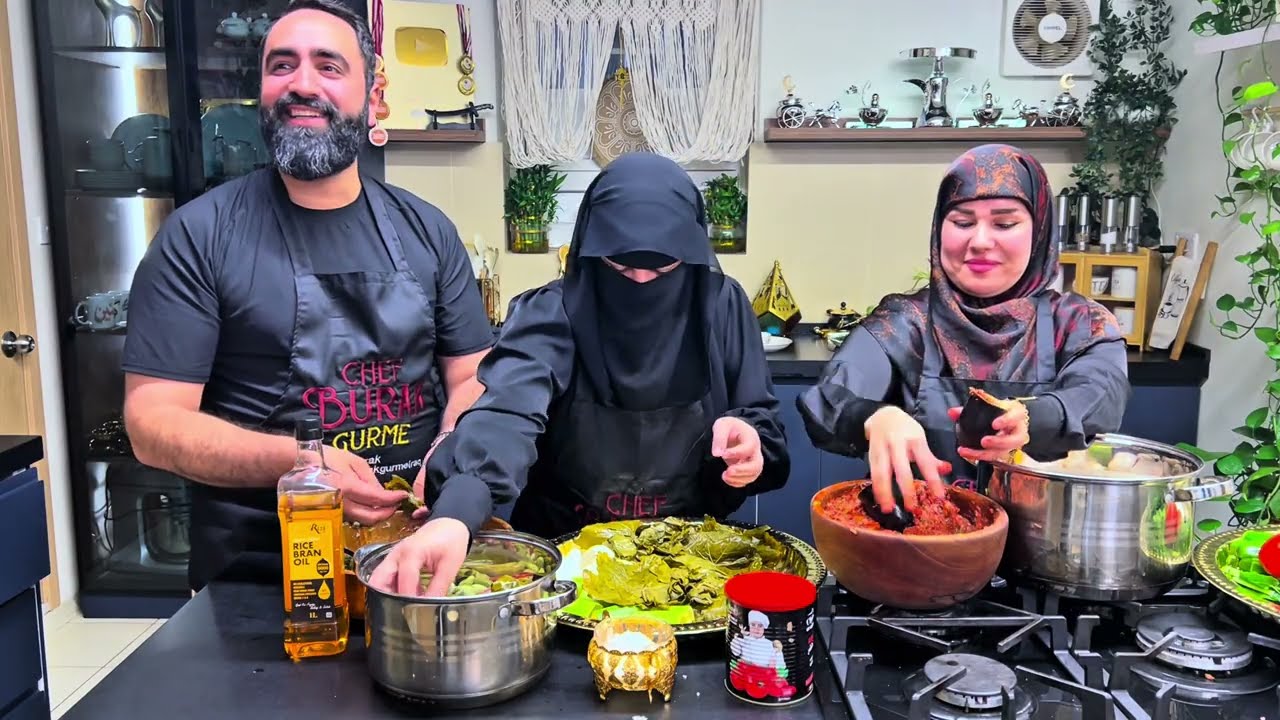 ‏￼ محشي الفلفل على طريقة شيف بوراك ودولمه بغداديةودولمه كركوك تركمانيه￼
