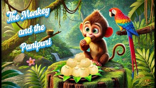 Full Clever Monkey And Pani puri Moral Stories For Children | Tasty Pani puri Fairy Tales | Bedtime Story Guide