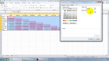 Excel Data Analysis ToolPak - Building a Correlation Matrix