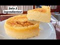 SOLO 3 INGREDIENTES¡ Pastel de queso extra delicioso 😋