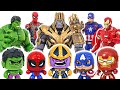 Marvel Mighty Muggs Avengers! Defeat Thanos! | DuDuPopTOY