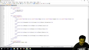 Cara membuat HTML dan CSS menggunakan notepad++