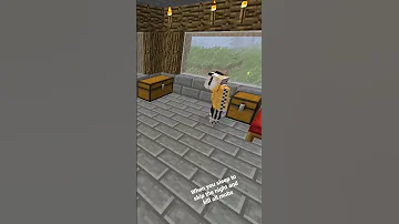 When You Sleep To Skip Night And Kill All The Mobs Minecraft Shorts 