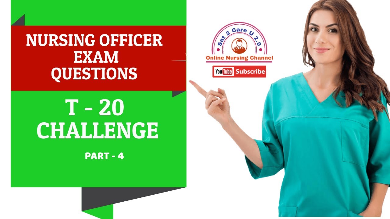 AIIMS Nursing Officer Exam 2020 Important Questions Part - 4