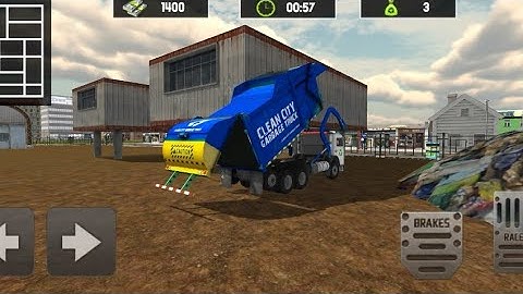 Garbage truck driving simulator 2020 android gameplay | Real Trash Cleaner 2021 #3