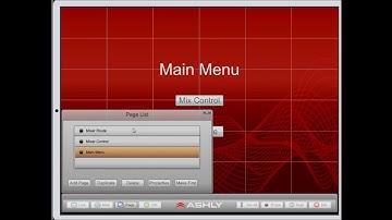 Ashly Remote for iPad Instructional Video - Make Page First