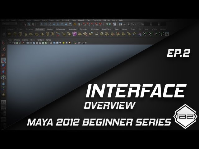 Interface Overview - Autodesk Maya 2012 Tutorial Series For