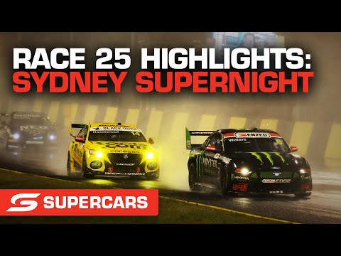 Race 25 Highlights - Armor All Sydney SuperNight | Supercars 2021