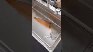 🤖 My sink is basically a kitchen wizard! 🪄 From rinsing glasses in a flash to becoming a drying st