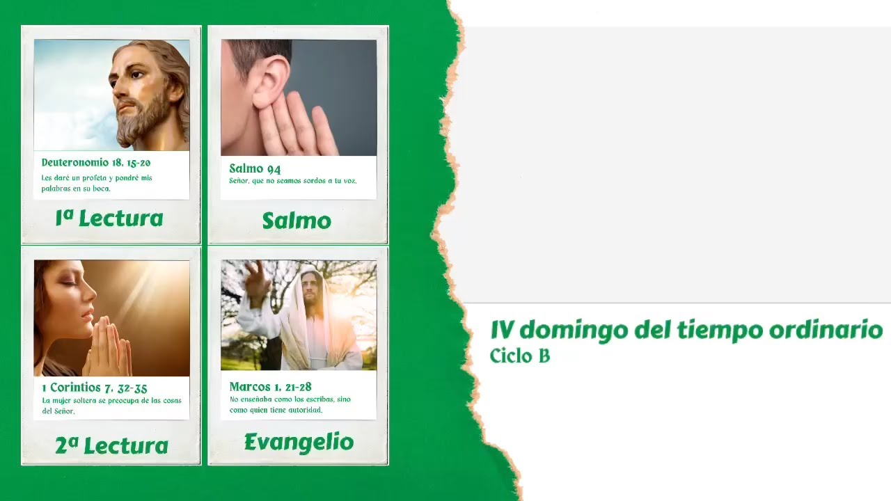 Lectio Divina del IV domingo del tiempo ordinario. Ciclo B. - YouTube