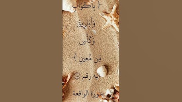 ايه رقم ١٨ سورة الواقعة.. بصوت الشيخ ابو بكر الشطرى