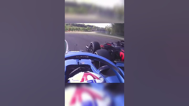 Esteban Ocon and Sergio Perez Crash With Eachother