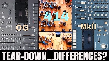Tascam 414 |tear down |  versus Mk II - what
