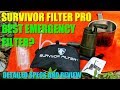 Survivor Filter Pro - The BEST Survival/Emergency Water Filter?