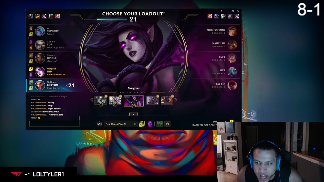 Tyler1 - "swap or I'm gonna run it down mid"