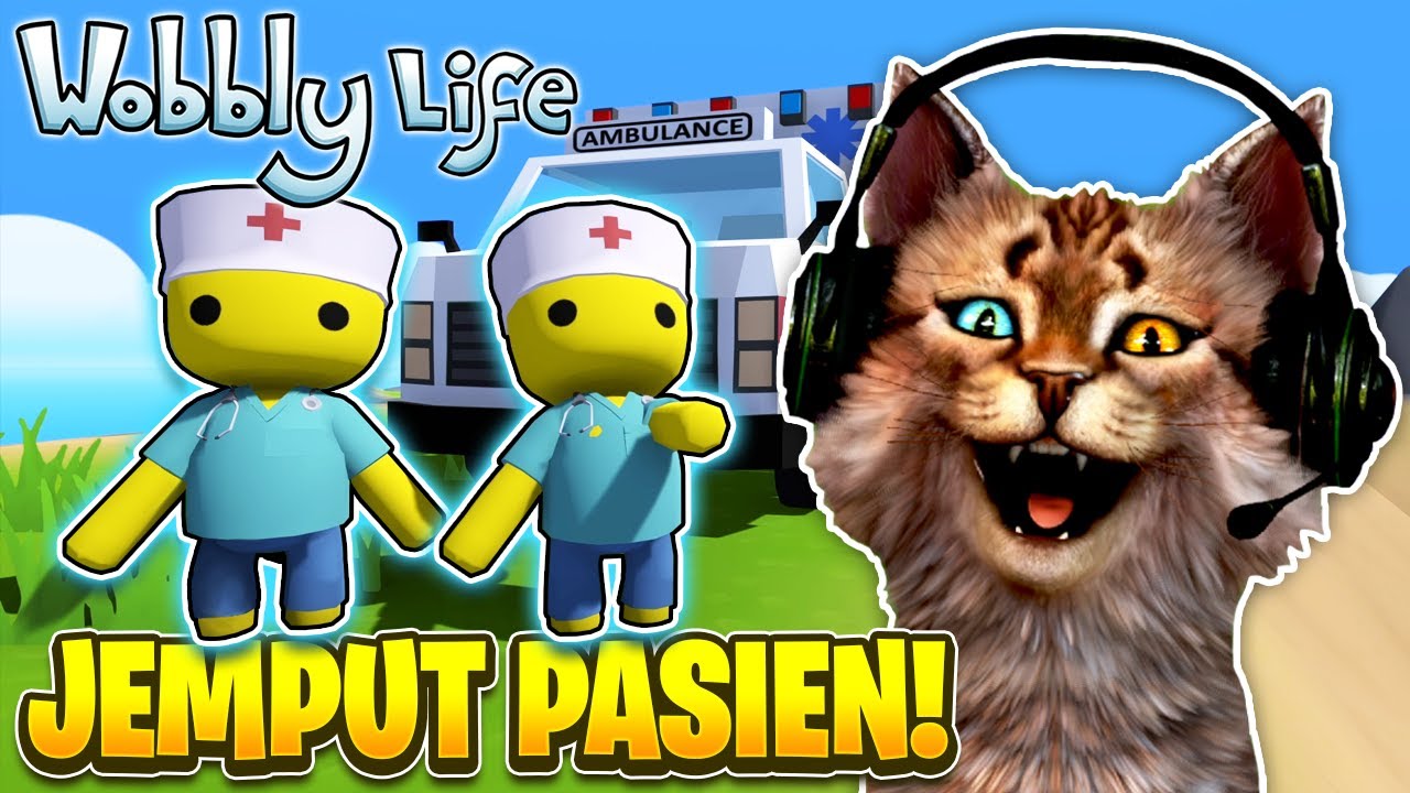 GOZOUX & MISTER JADI SUPIR AMBULANS ?! Ft. @MisterCemprengGaming - Wobbly Life Indonesia