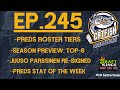 NASHVILLE PREDATORS 2024-25 SEASON PREVIEW: THE TOP-6, JUUSO PARSSINEN RE-SIGNED, STAT OF THE WEEK
