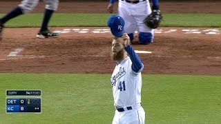 DET@KC: Duffy allows one run over seven solid innings