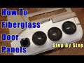 How To Fiberglass Door Panels Step By Step 1996 Bubble Chevy Impala / Caprice