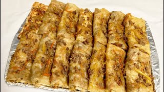 The best Uzbek traditional appetizer Yupqa