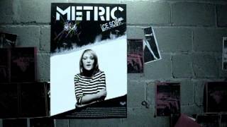 Watch Metric Poster Of A Girl video