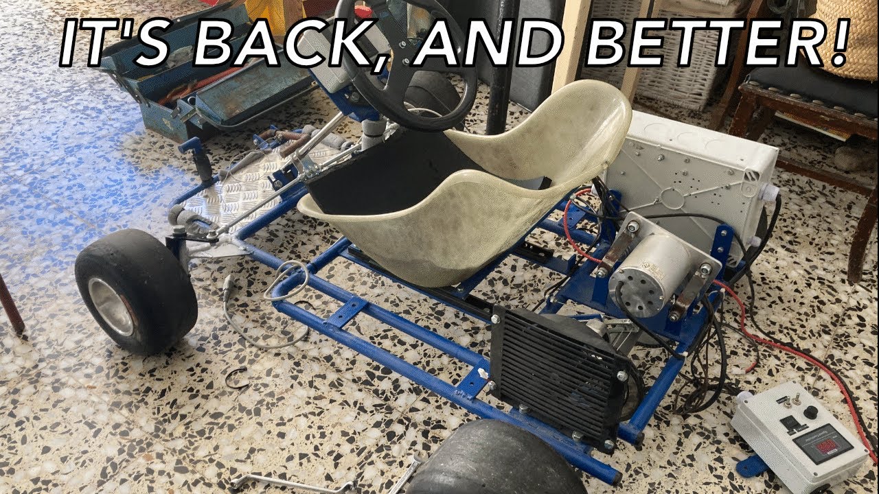 Reviving my first electric go kart E1 Motor, Controller and Steering