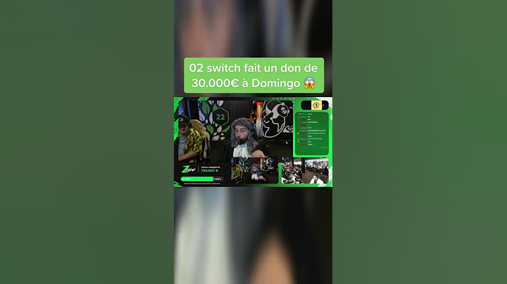 Zevent 02 switch fait 30k de don à Domingo