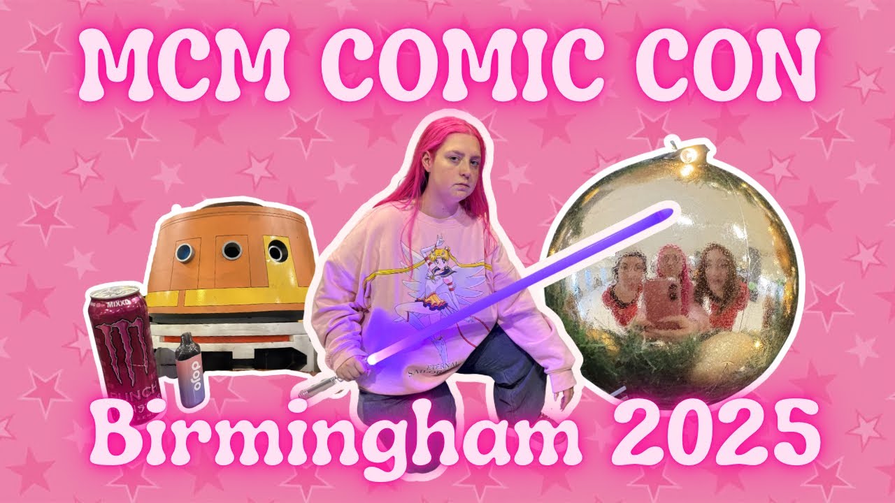 A MOST PRODUCTIVE WEEKEND | mcm comic con birmingham 2025 vlog