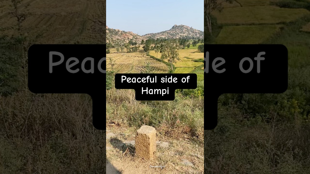 Bumpy auto ride on the Peaceful side of Hampi Part 47 - YouTube