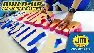 Buildup Acrylic Plastic Letters | JM Mirasol Advertising